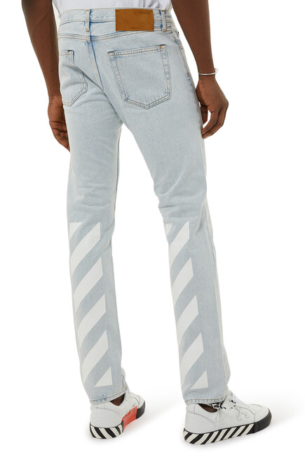 Diagonal Tab Jeans